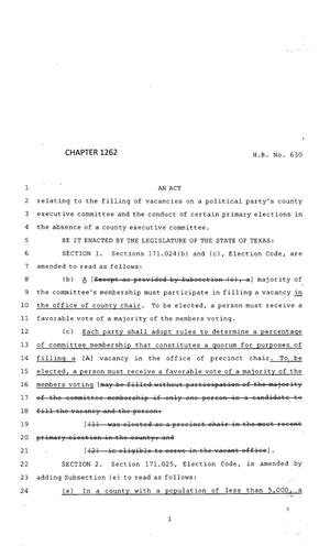 83rd Texas Legislature, Regular Session, House Bill 630, Chapter 1262