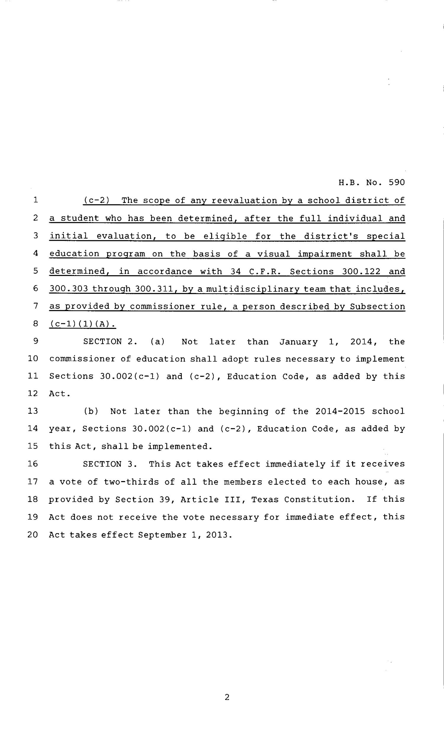 83rd Texas Legislature, Regular Session, House Bill 590, Chapter 637
                                                
                                                    [Sequence #]: 2 of 3
                                                
