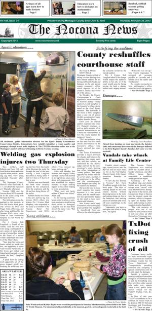 The Nocona News (Nocona, Tex.), Vol. 108, No. 34, Ed. 1 Thursday, February 28, 2013