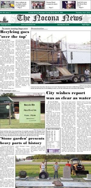 The Nocona News (Nocona, Tex.), Vol. 108, No. 5, Ed. 1 Thursday, July 5, 2012