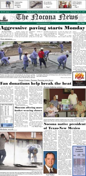 Primary view of object titled 'The Nocona News (Nocona, Tex.), Vol. 107, No. 7, Ed. 1 Thursday, July 14, 2011'.