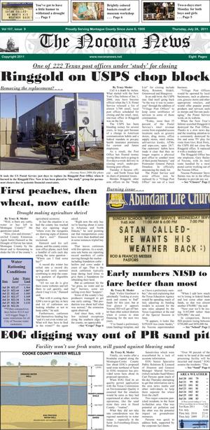 The Nocona News (Nocona, Tex.), Vol. 107, No. 9, Ed. 1 Thursday, July 28, 2011
