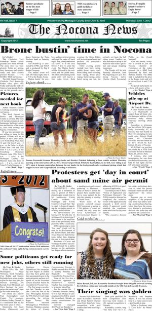 The Nocona News (Nocona, Tex.), Vol. 108, No. 1, Ed. 1 Thursday, June 7, 2012