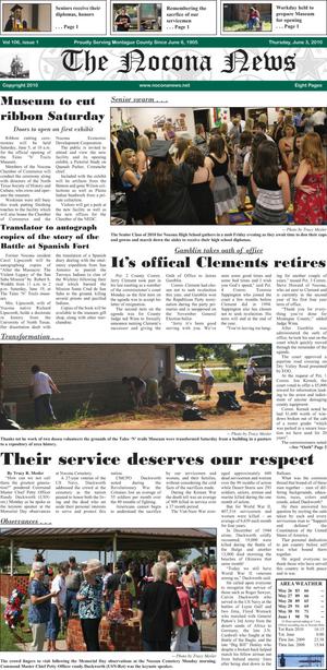 The Nocona News (Nocona, Tex.), Vol. 106, No. 1, Ed. 1 Thursday, June 3, 2010