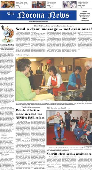 The Nocona News (Nocona, Tex.), Vol. 104, No. 26, Ed. 1 Thursday, November 27, 2008