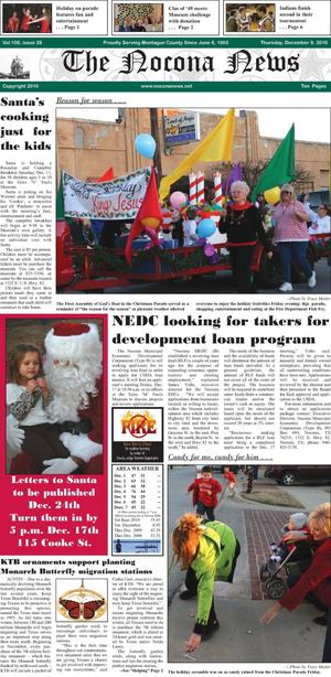 Primary view of object titled 'The Nocona News (Nocona, Tex.), Vol. 106, No. 28, Ed. 1 Thursday, December 9, 2010'.