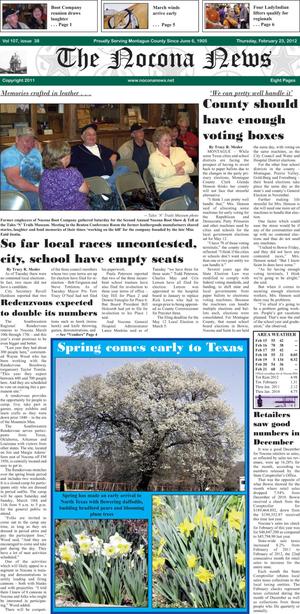 The Nocona News (Nocona, Tex.), Vol. 107, No. 38, Ed. 1 Thursday, February 23, 2012