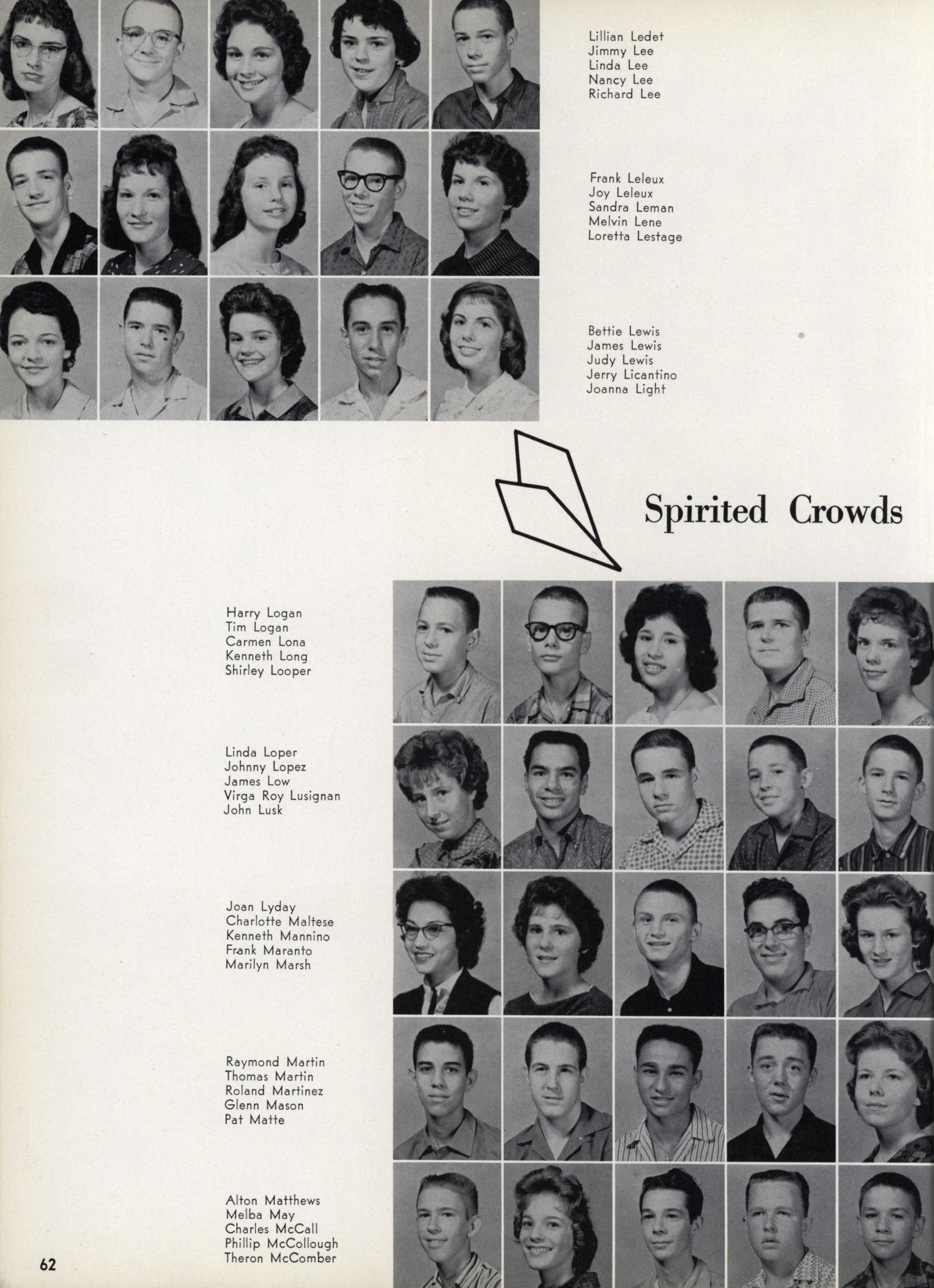 The Yellow Yearbook of Thomas High School, 1960 - Page 62 The Portal to Texas History