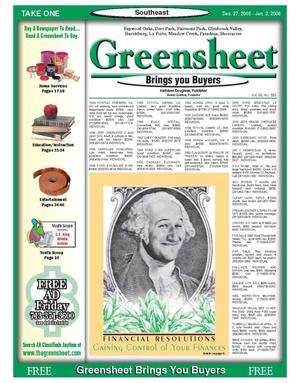 Greensheet (Houston, Tex.), Vol. 36, No. 553, Ed. 1 Tuesday, December 27, 2005