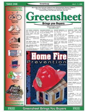 Greensheet (Houston, Tex.), Vol. 37, No. 256, Ed. 1 Wednesday, July 5, 2006