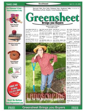 Greensheet (Houston, Tex.), Vol. 36, No. 121, Ed. 1 Tuesday, April 19, 2005