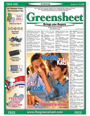 Greensheet (Houston, Tex.), Vol. 38, No. 592, Ed. 1 Wednesday, January 16, 2008
