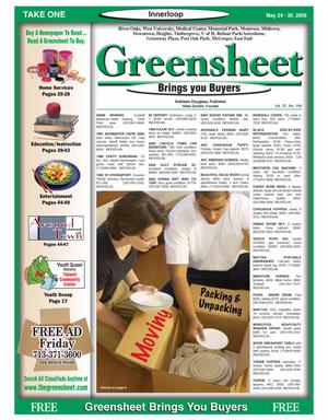Greensheet (Houston, Tex.), Vol. 37, No. 184, Ed. 1 Wednesday, May 24, 2006