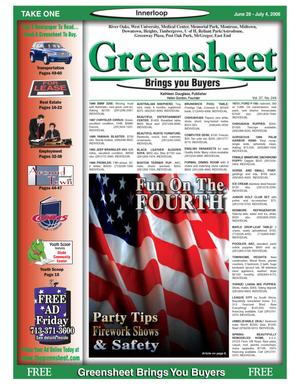 Greensheet (Houston, Tex.), Vol. 37, No. 244, Ed. 1 Wednesday, June 28, 2006