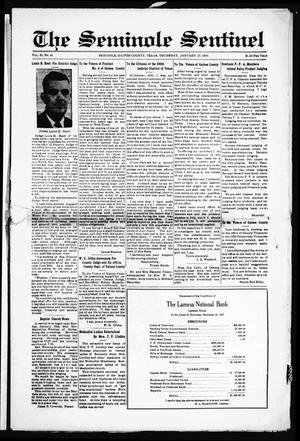 The Seminole Sentinel (Seminole, Tex.), Vol. 30, No. 46, Ed. 1 Thursday, January 13, 1938