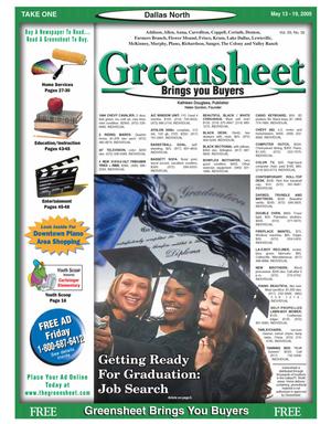 Greensheet (Dallas, Tex.), Vol. 29, No. 35, Ed. 1 Friday, May 13, 2005