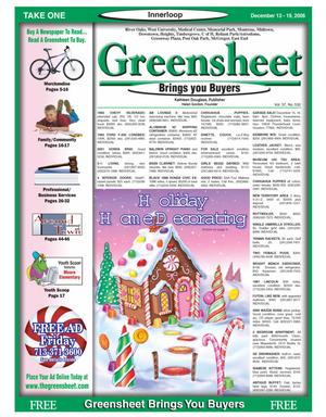 Greensheet (Houston, Tex.), Vol. 37, No. 532, Ed. 1 Wednesday, December 13, 2006