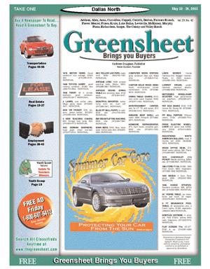 Greensheet (Dallas, Tex.), Vol. 29, No. 42, Ed. 1 Friday, May 20, 2005