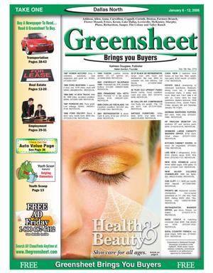 Greensheet (Dallas, Tex.), Vol. 29, No. 273, Ed. 1 Friday, January 6, 2006