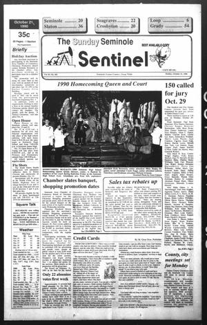 The Seminole Sentinel (Seminole, Tex.), Vol. 83, No. 102, Ed. 1 Sunday, October 21, 1990