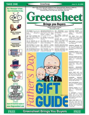 Greensheet (Houston, Tex.), Vol. 37, No. 220, Ed. 1 Wednesday, June 14, 2006