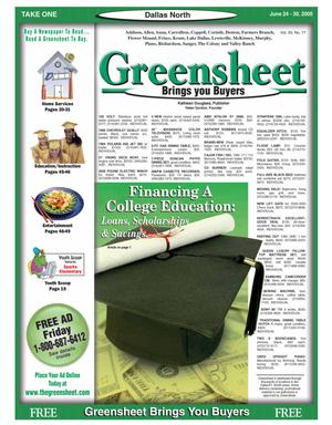 Greensheet (Dallas, Tex.), Vol. 29, No. 77, Ed. 1 Friday, June 24, 2005