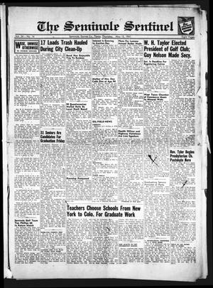 Primary view of object titled 'The Seminole Sentinel (Seminole, Tex.), Vol. 34, No. 14, Ed. 1 Thursday, May 15, 1941'.