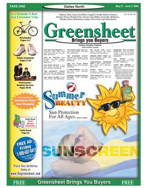 Greensheet (Dallas, Tex.), Vol. 29, No. 49, Ed. 1 Friday, May 27, 2005