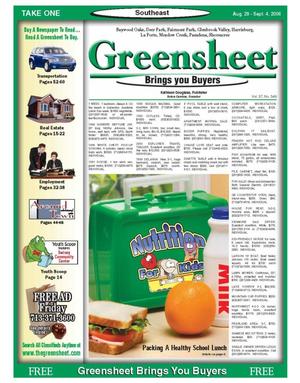 Greensheet (Houston, Tex.), Vol. 37, No. 349, Ed. 1 Tuesday, August 29, 2006