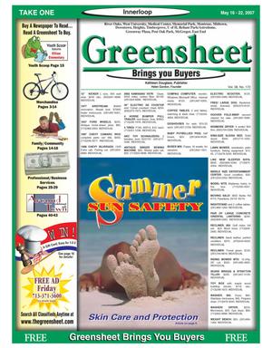 Greensheet (Houston, Tex.), Vol. 38, No. 172, Ed. 1 Wednesday, May 16, 2007