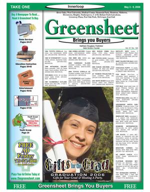Greensheet (Houston, Tex.), Vol. 37, No. 148, Ed. 1 Wednesday, May 3, 2006