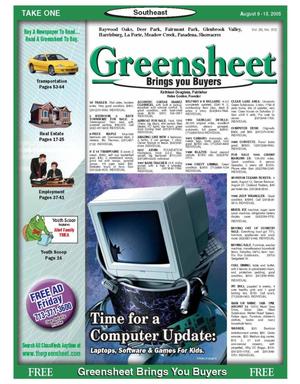 Greensheet (Houston, Tex.), Vol. 36, No. 313, Ed. 1 Tuesday, August 9, 2005