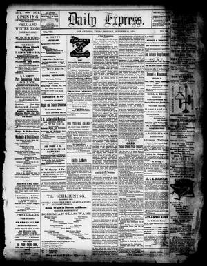 Daily Express. (San Antonio, Tex.), Vol. 8, No. 158, Ed. 1 Monday, October 19, 1874