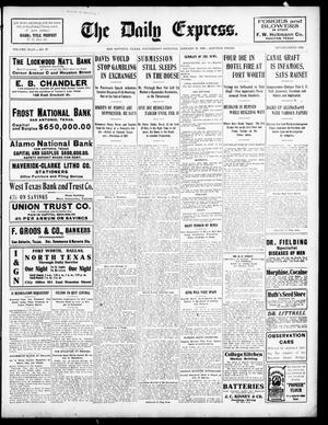The Daily Express. (San Antonio, Tex.), Vol. 44, No. 27, Ed. 1 Wednesday, January 27, 1909