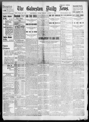 Primary view of object titled 'The Galveston Daily News. (Galveston, Tex.), Vol. 56, No. 135, Ed. 1 Friday, August 6, 1897'.