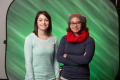 Thumbnail image of item number 1 in: '[Photograph of Desiree Cousineau and Samantha Guzman]'.