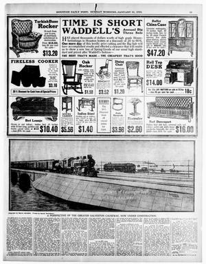 Primary view of object titled 'The Houston Post. (Houston, Tex.), Vol. 25TH YEAR, Ed. 1 Monday, January 31, 1910'.