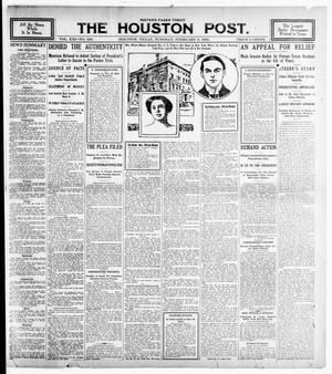 Primary view of object titled 'The Houston Post. (Houston, Tex.), Vol. 21, No. 328, Ed. 1 Tuesday, February 6, 1906'.