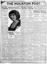 Thumbnail image of item number 1 in: 'The Houston Post. (Houston, Tex.), Vol. 36, No. 363, Ed. 1 Friday, April 1, 1921'.