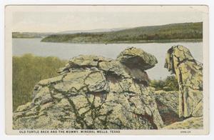 Primary view of object titled '[Postcard of Old Turtle Back and the Mummy]'.