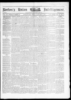 Norton's Union Intelligencer. (Dallas, Tex.), Vol. 9, No. 19, Ed. 1 Saturday, January 3, 1880