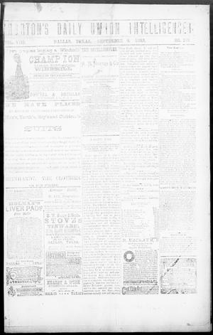 Norton's Daily Union Intelligencer. (Dallas, Tex.), Vol. 8, No. 110, Ed. 1 Thursday, September 6, 1883