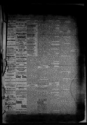 The Albany News. (Albany, Tex.), Vol. 1, No. 50, Ed. 1 Friday, February 6, 1885