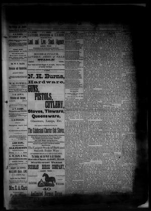 Primary view of object titled 'The Albany News. (Albany, Tex.), Vol. 1, No. 46, Ed. 1 Friday, January 9, 1885'.