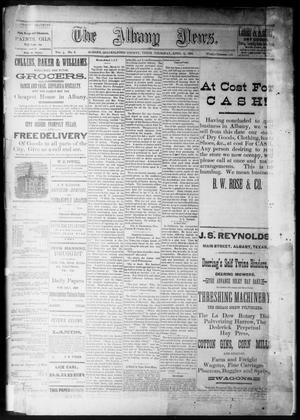 The Albany News. (Albany, Tex.), Vol. 3, No. 8, Ed. 1 Thursday, April 15, 1886