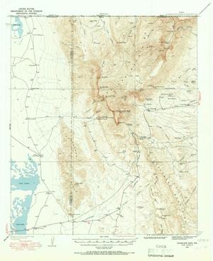 Primary view of object titled 'Guadalupe Peak Quadrangle'.
