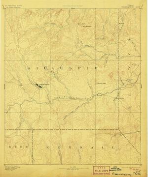 Primary view of object titled 'Fredericksburg Sheet'.