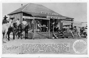 Judge Roy Bean Trying a Case, 1900