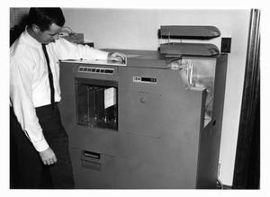 Primary view of object titled 'IBM 085 Collator, August 1965'.