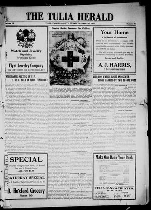 The Tulia Herald (Tulia, Tex), Vol. 13, No. 42, Ed. 1, Friday, October 20, 1922